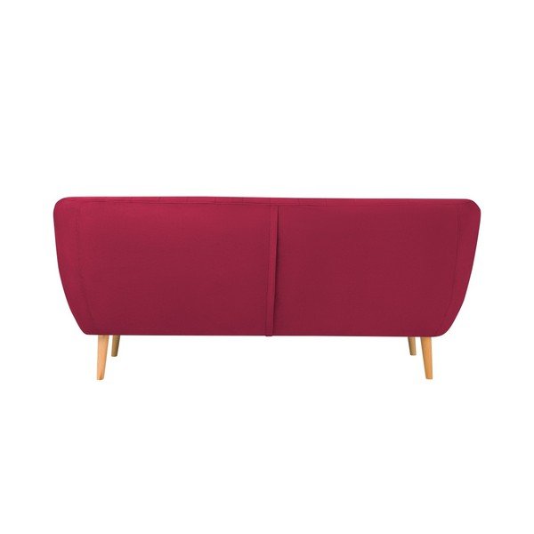 Ciemnoróżowa aksamitna sofa Mazzini Sofas Sardaigne, 188 cm-image-3