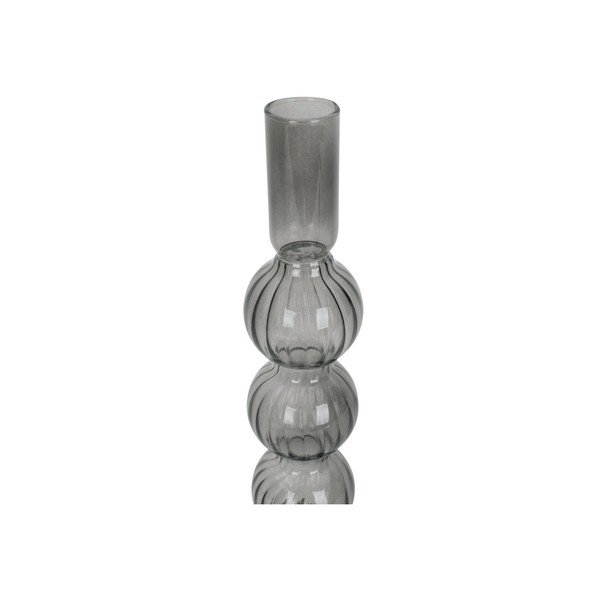 Szary szklany świecznik PT LIVING Bubbles-image-2