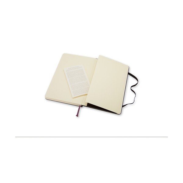 Czarny notatnik w twardej oprawie Moleskine, 192 stron-image-4