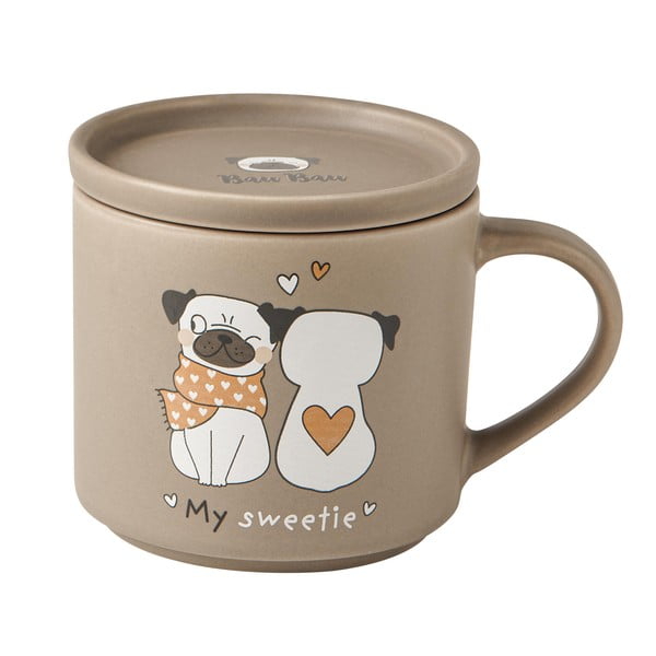 Beżowo-jasnobrązowe porcelanowe kubki zestaw 2 szt. 35 ml – Brandani-image-2