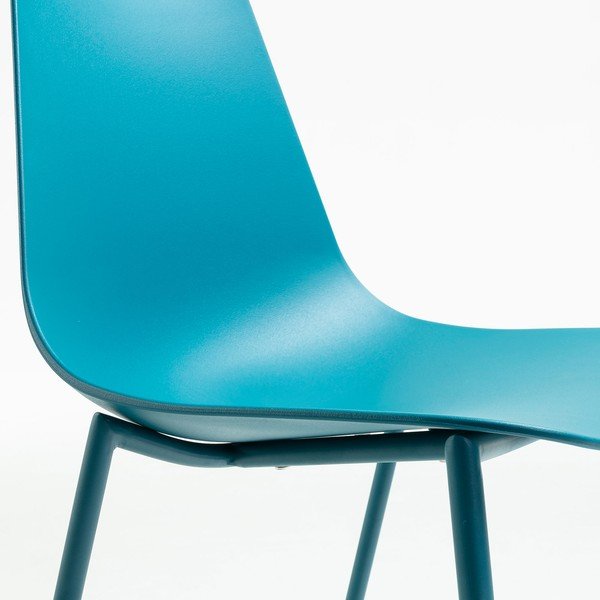 Turkusowe krzesło Kave Home Wassu-image-4