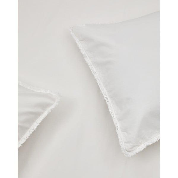 Kremowa pościel dwuosobowa z perkalu bawełnianego 240x220 cm Sifinia – Kave Home-image-1