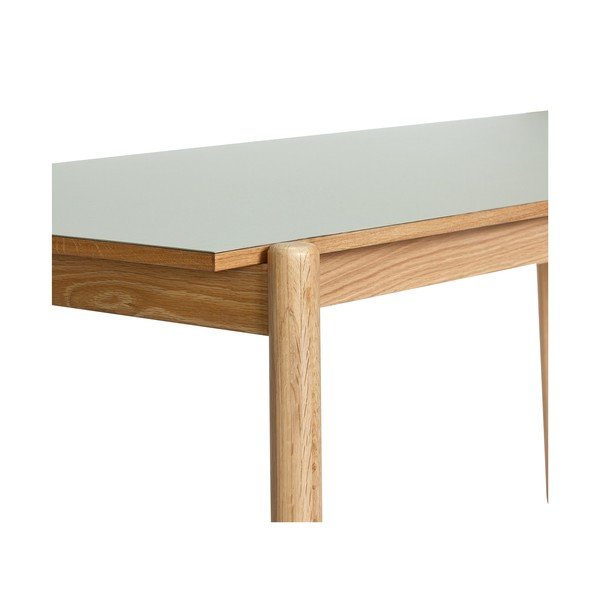 Stół z litego drewna dębowego 107x190 cm Oblique – Hübsch-image-3