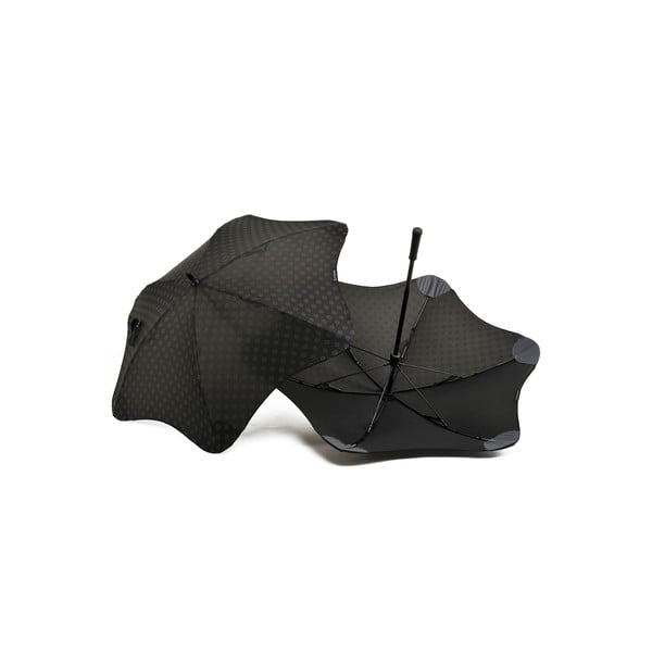 Super wytrzymały parasol Blunt Mini+ z odblaskowym pokryciem, czarny