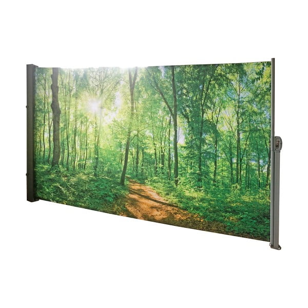 Zielona metalowo-tekstylna osłona balkonowa 300x160 cm – Garden Pleasure-image-2