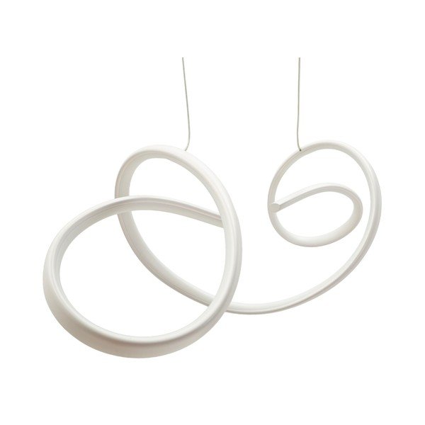 Biała metalowa lampa wisząca LED Uter – Mauro Ferretti-image-2