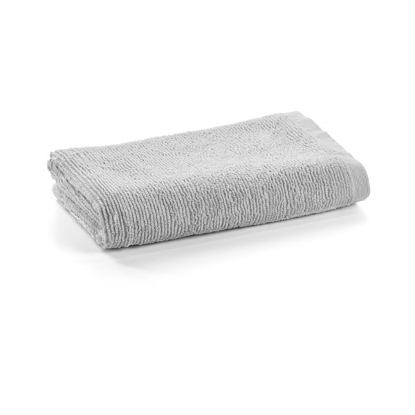 Jasnoszary ręcznik bawełniany Kave Home Miekki, 70x140 cm