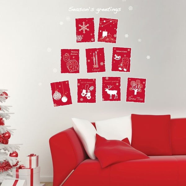 Naklejka Christmas Stamps
