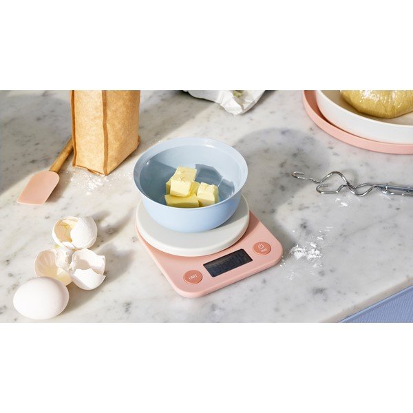 Biała plastikowa cyfrowa waga kuchenna Foodie – RIG-TIG-image-2