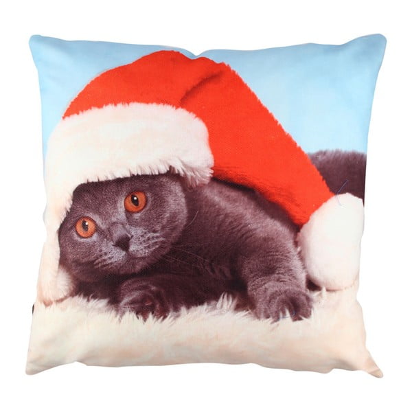 Poduszka Christmas Cat, 43x43 cm