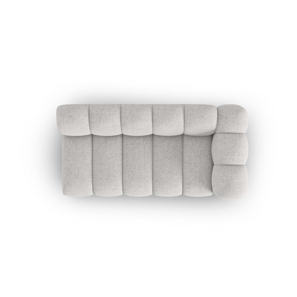 Jasnoszary moduł sofy (prawostronny) Lupine – Micadoni Home-image-3