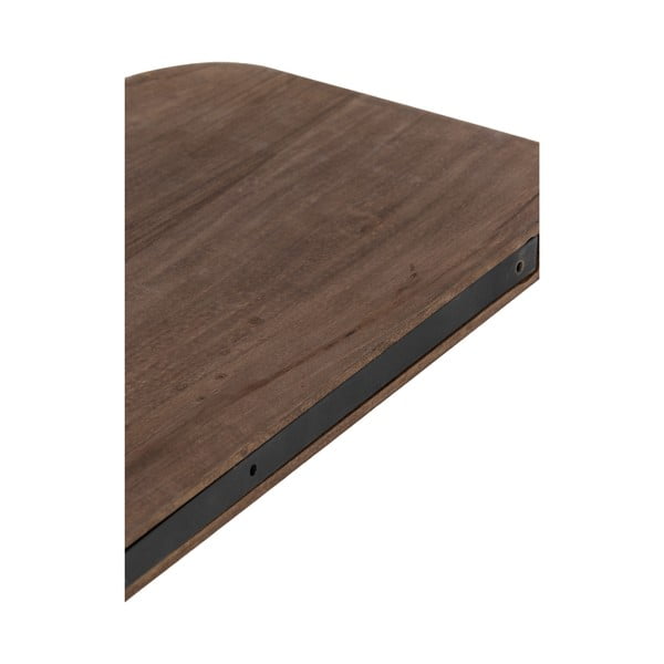 Brązowa półka z litego drewna mango 50 cm Tarontu – Light & Living-image-2