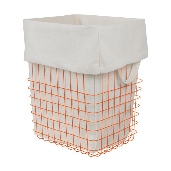 Pomarańczowy metalowo-tekstylny kosz na pranie 64 l Store-It – Mette Ditmer Denmark