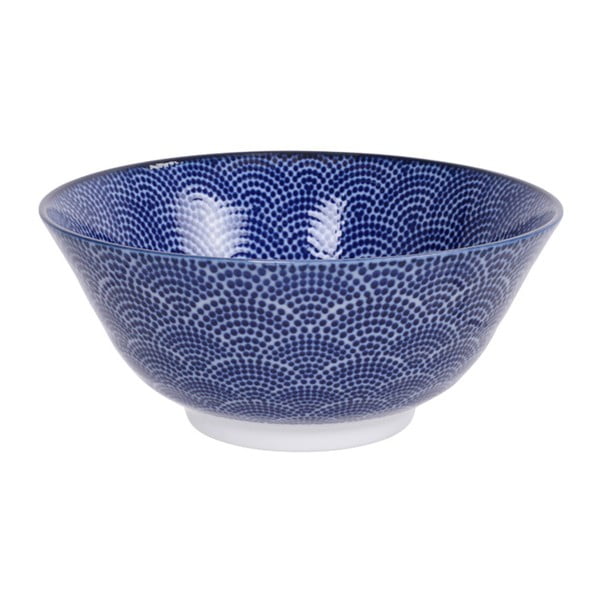 Niebieska miska porcelanowa Tokyo Design Studio Dots, ø 15,2 cm