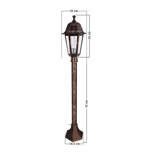 Lampa zewnętrzna w kolorze brązu Homemania Decor Lampas, wys. 98 cm-image-1
