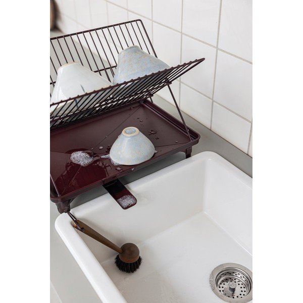 Bordowy ociekacz dwupiętowy 42x29 cm Dry-It – Mette Ditmer Denmark-image-2