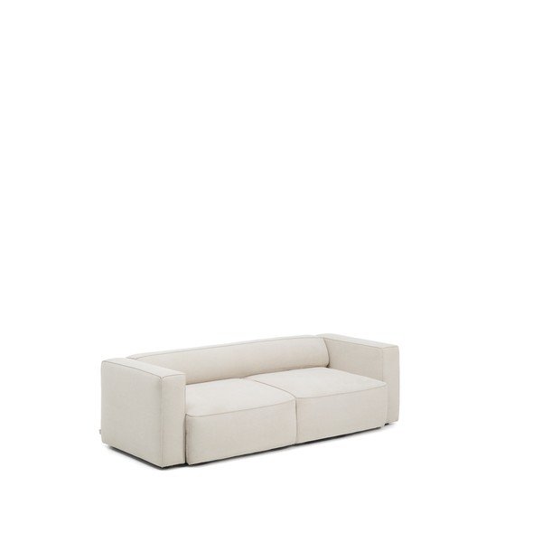 Beżowa rozkładana sofa z tkaniny szenilowej 236 cm Marela – Kave Home-image-3