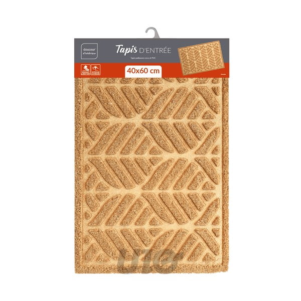 Wycieraczka z włókna kokosowego 40x60 cm Palmette – douceur d'intérieur-image-1