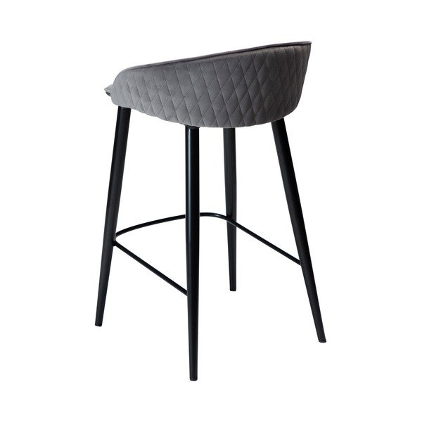 Szary aksamitny hoker 80 cm Dual – DAN-FORM Denmark-image-3