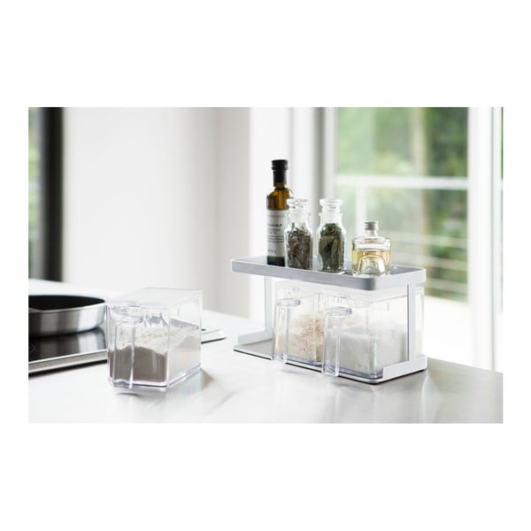 Pojemniki 3 szt. na mąkę/na produkty sypkie Tower – YAMAZAKI-image-1