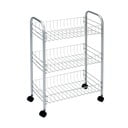 Regał na kółkach z 3 półkami Metaltex Lugano