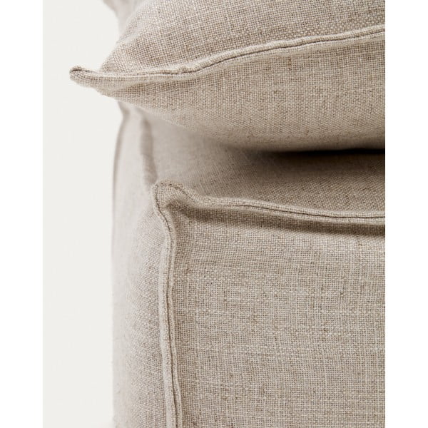 Beżowy pokrowiec 80 cm Anarela – Kave Home-image-1