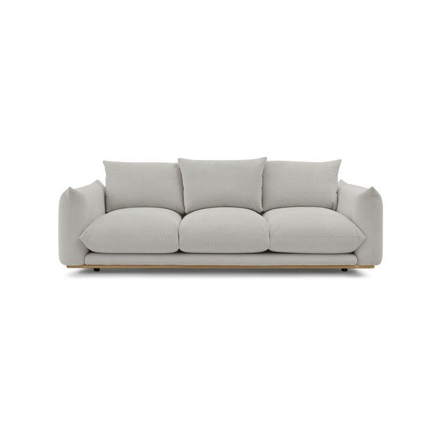 Jasnoszara sofa 265 cm Ernest – Bobochic Paris