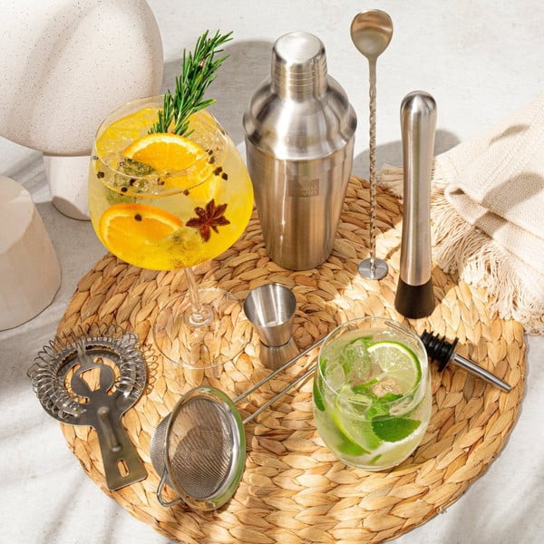 Zestaw barmański do drinków ze stali nierdzewnej Bar in Box – VacuVin-image-2