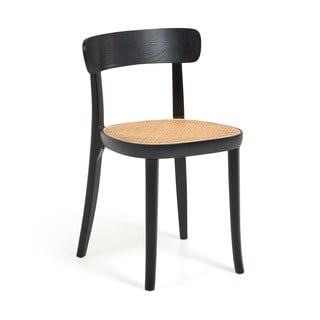 Czarne krzesło do jadalni z drewna bukowego Kave Home Romane