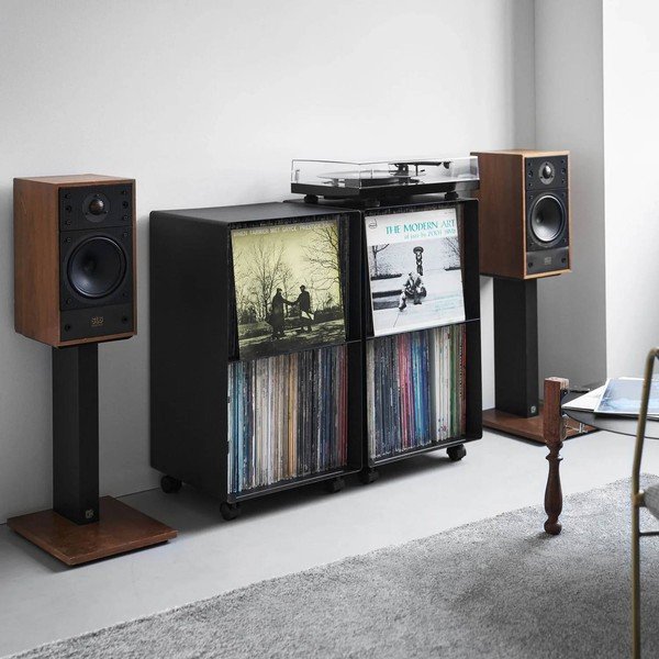 Czarny metalowy regał na kółkach 40x73x38 cm Tower – YAMAZAKI-image-3