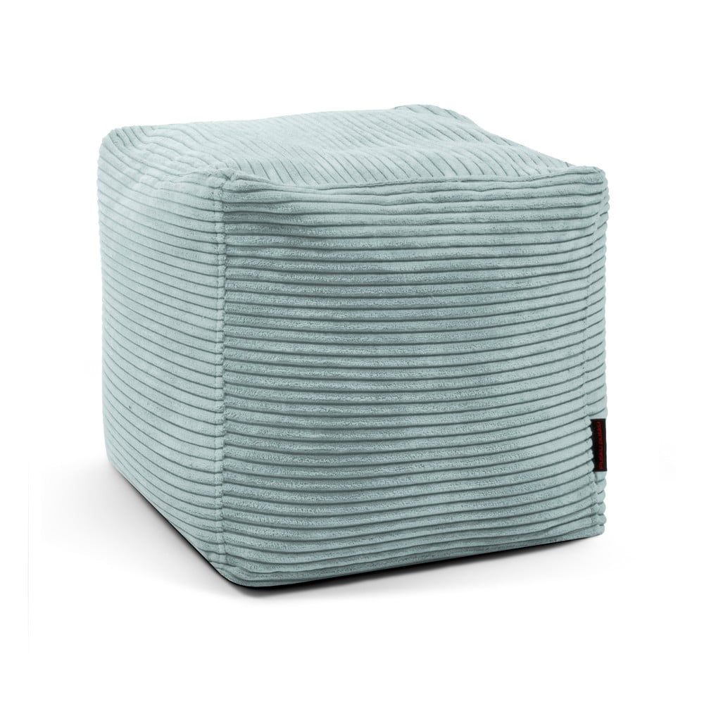 Miętowy sztruksowy worek do siedzenia Up! MooG – SLOWDOWN