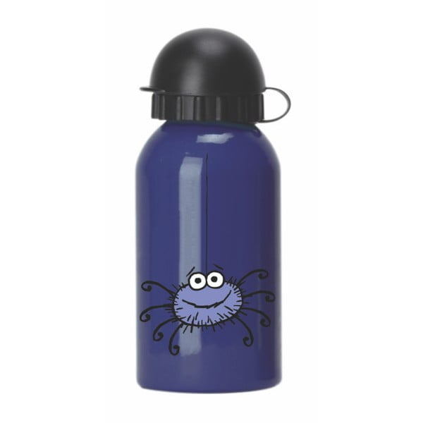 Niebieska butelka na wodę dla dzieci Navigate Spider, 330 ml