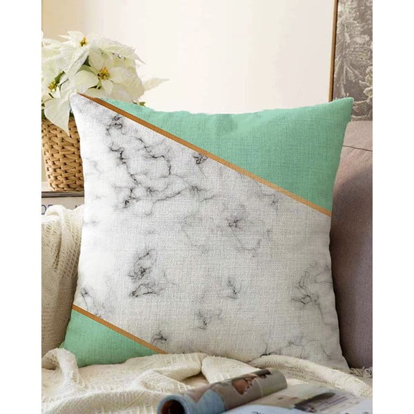 Poszewka na poduszkę z domieszką bawełny Minimalist Cushion Covers Light Marble, 55x55 cm