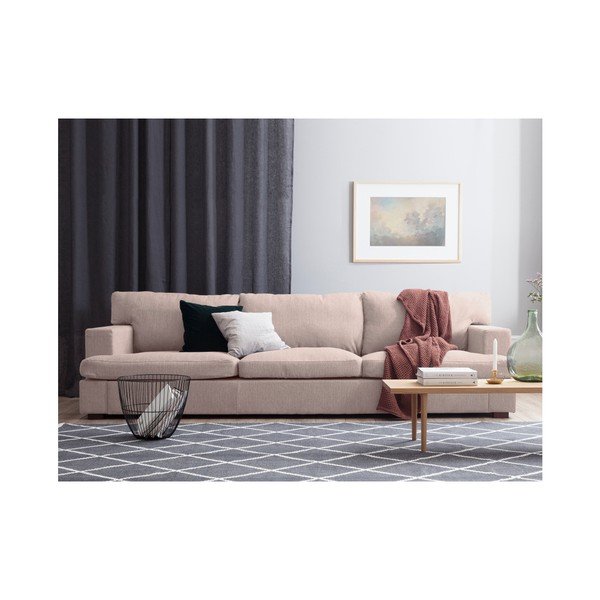 Jasnoróżowa sofa Windsor & Co Sofas Daphne, 235 cm-image-2