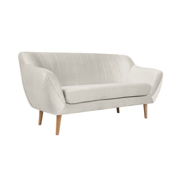 Kremowa sofa 2-osobowa Mazzini Sofas Benito-image-1