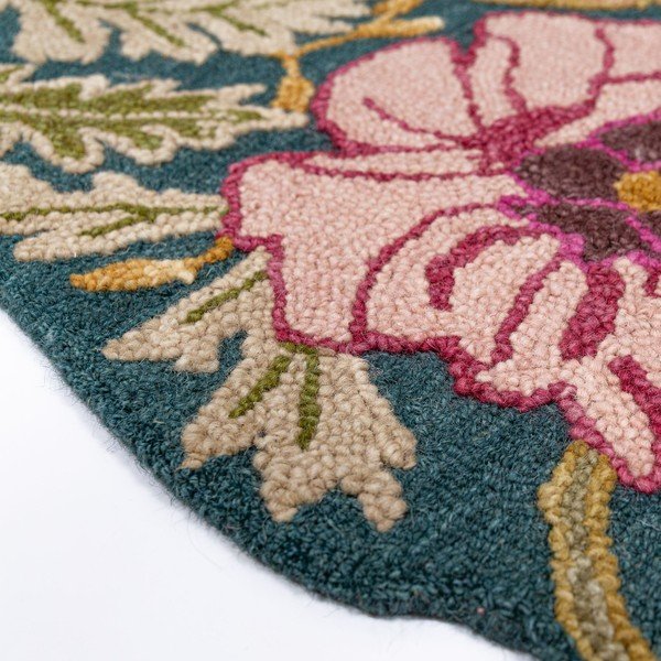 Wełniany dywan tkany ręcznie 200x290 cm Daphne Shaped Floral – Flair Rugs-image-3