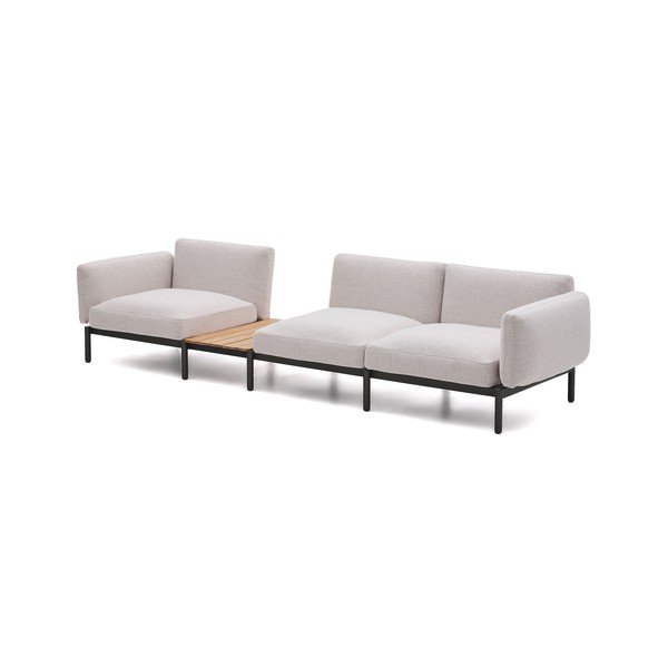 Beżowa tapicerowana sofa ogrodowa Sorells – Kave Home