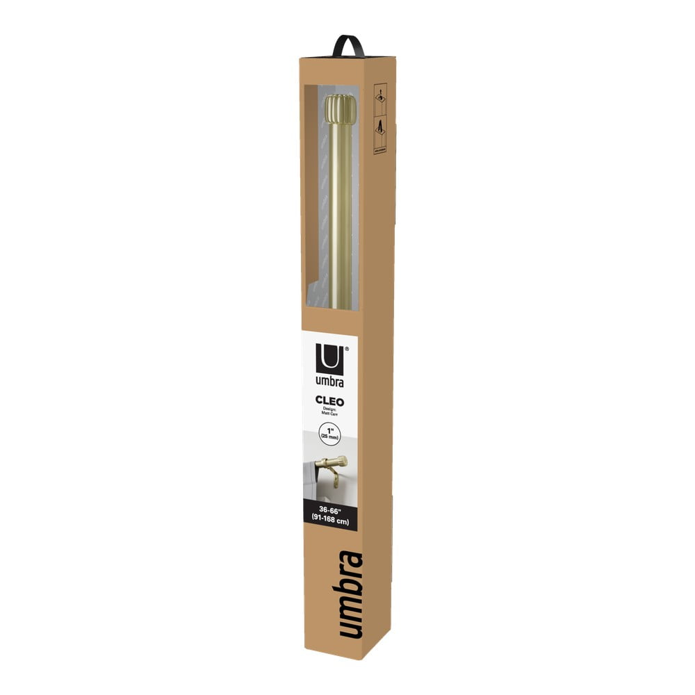 Stalowy regulowany karnisz w kolorze złota 91 - 168 cm Cleo – Umbra (zdjęcie 9)
