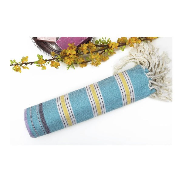 Ręcznik hammam Melange Colorful II, 95x175 cm