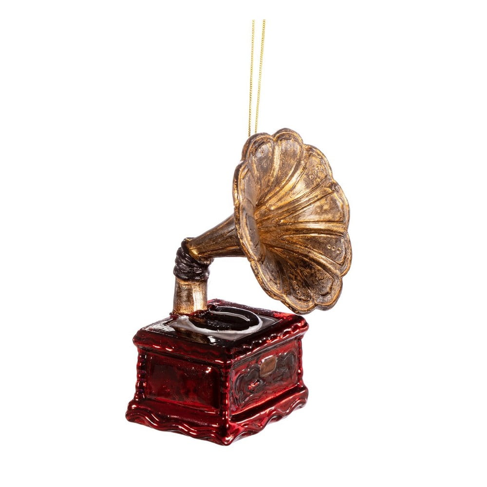 Ozdoba świąteczna wykonana ręcznie 11 cm Gramophone – Sass & Belle