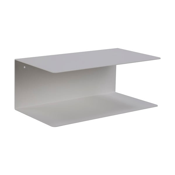 Biała podwójna metalowa półka ścienna Actona Joliet, szer. 35 cm-image-2