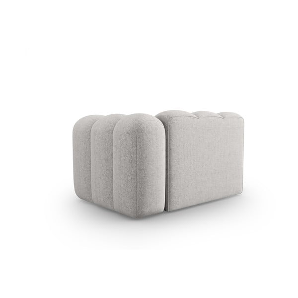 Jasnoszary moduł sofy (prawostronny) Lupine – Micadoni Home-image-4