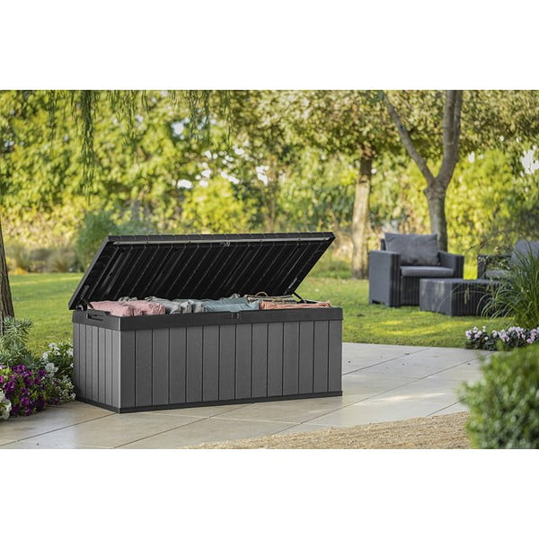 Szara skrzynia ogrodowa Darwin – Keter-image-2