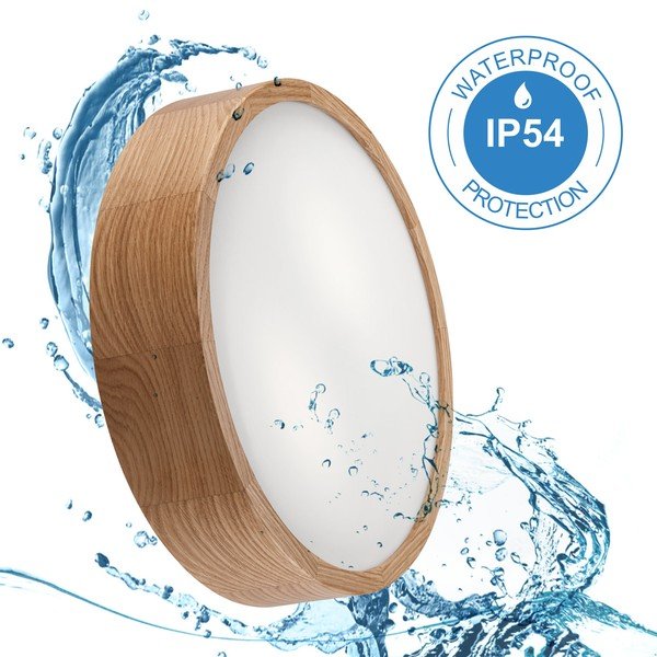 Lampa sufitowa w naturalnym kolorze ze szklanym kloszem Eveline – LAMKUR-image-4