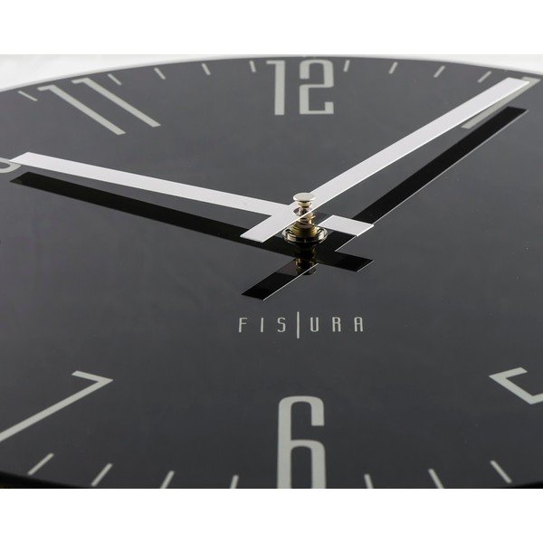 Zegar Fisura Slim Black, ⌀ 35 cm-image-1