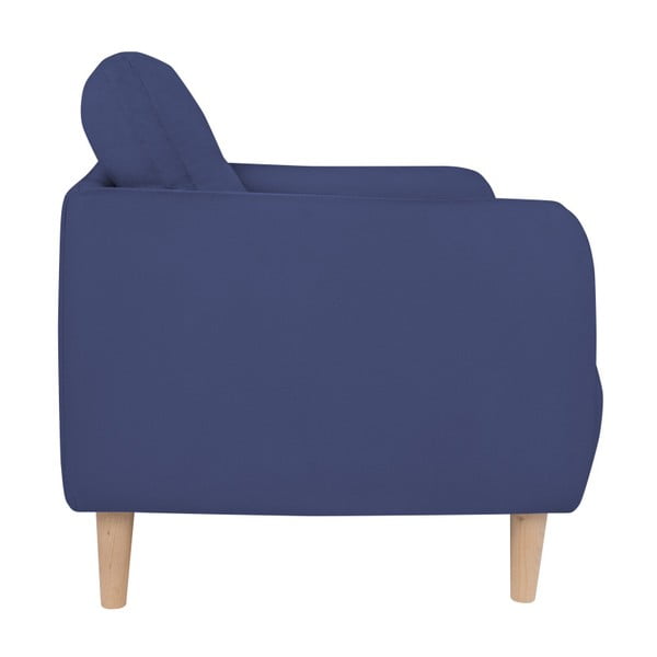 Niebieski fotel Micadoni Home Belano-image-4