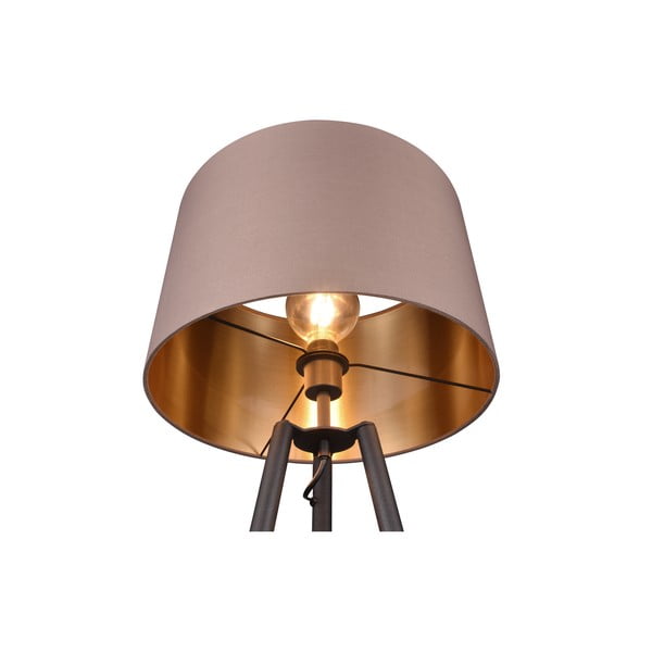 Czarna lampa stojąca z półką (wys. 152 cm) Colette – Reality-image-1