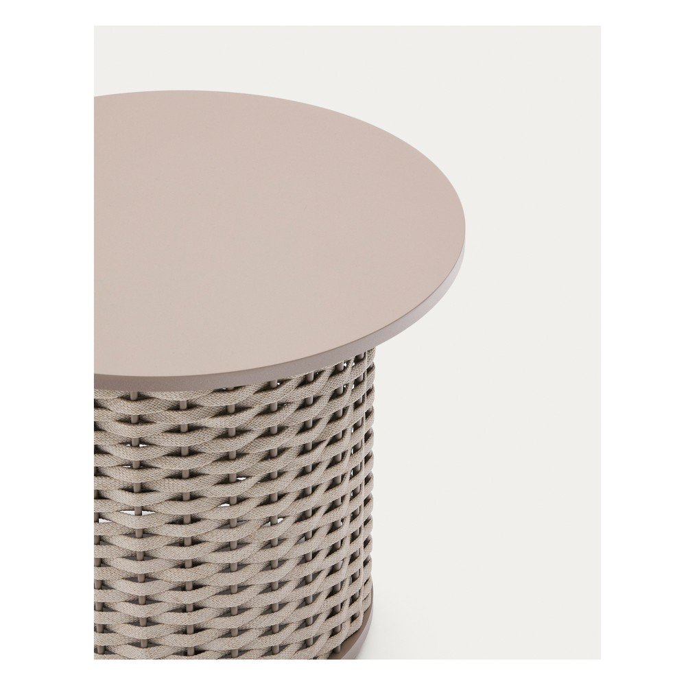 Metalowy okrągły stolik ogrodowy ø 50 cm Sedalis – Kave Home (zdjęcie 5)