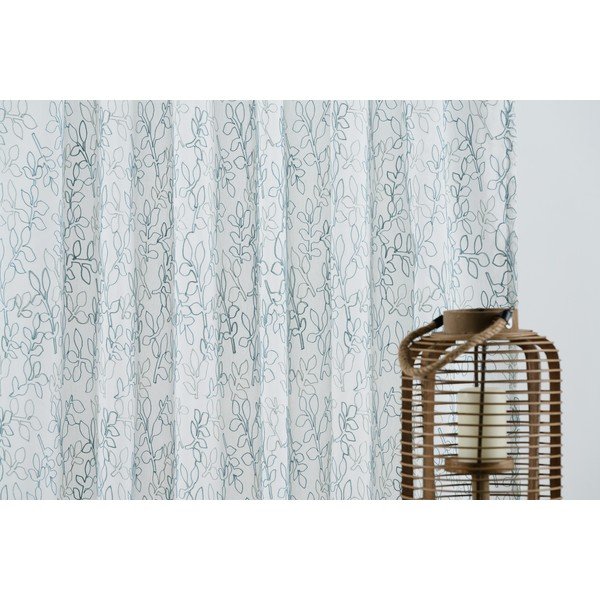 Biało-niebieska firanka 300x260 cm Urma – Mendola Fabrics-image-2