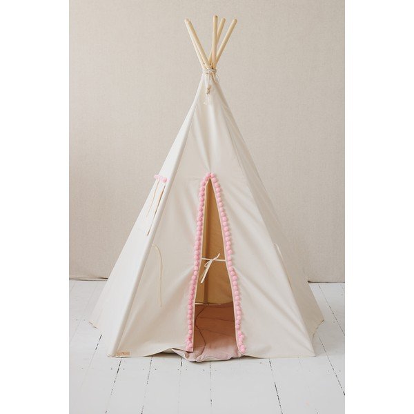Namiot dla dzieci typu tipi Fluffy Pompoms – Moi Mili-image-2